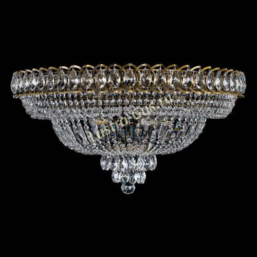 Люстра Хрустальный Каскад №1 700 мм под бронзу в Саратове Гусь Хрустальный