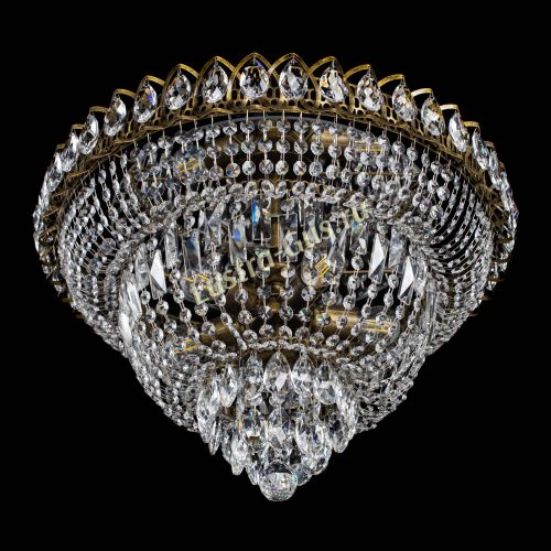 Люстра Хрустальный Каскад №1 под бронзу в Саратове Гусь Хрустальный