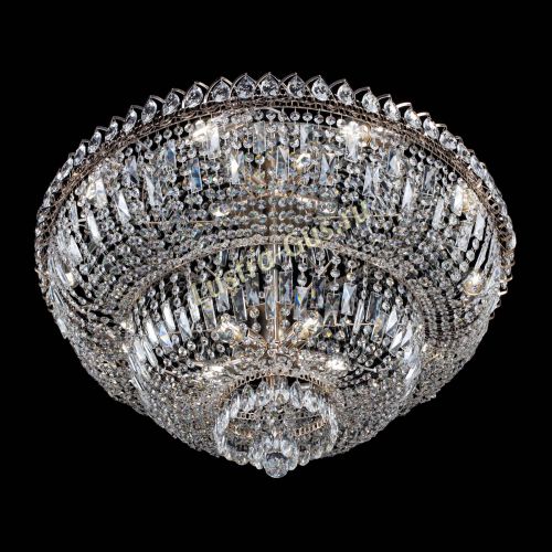 Люстра Хрустальный Каскад №15 с пластинками в Саратове Гусь Хрустальный