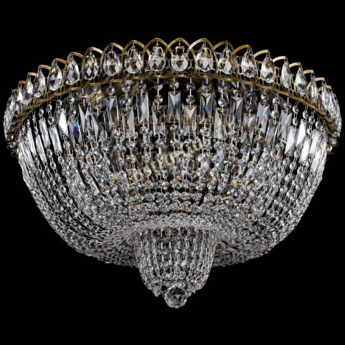 Люстра Хрустальный Каскад №2 журавлик под бронзу в Саратове Гусь Хрустальный