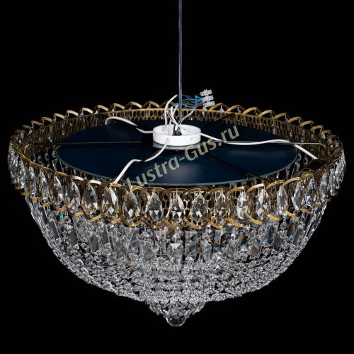 Люстра Хрустальный Каскад №2 журавлик под бронзу в Саратове Гусь Хрустальный