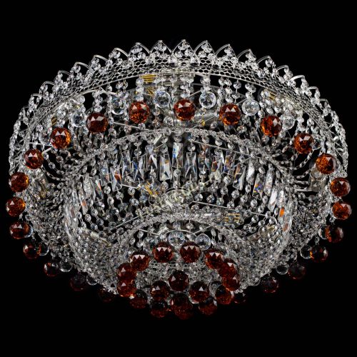 Люстра Хрустальный каскад №3 Шар чайная в Саратове Гусь Хрустальный