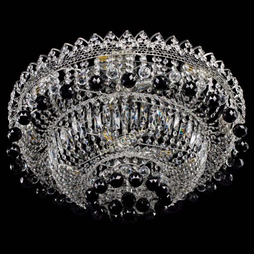 Люстра Хрустальный каскад №3 Шар черная в Саратове Гусь Хрустальный