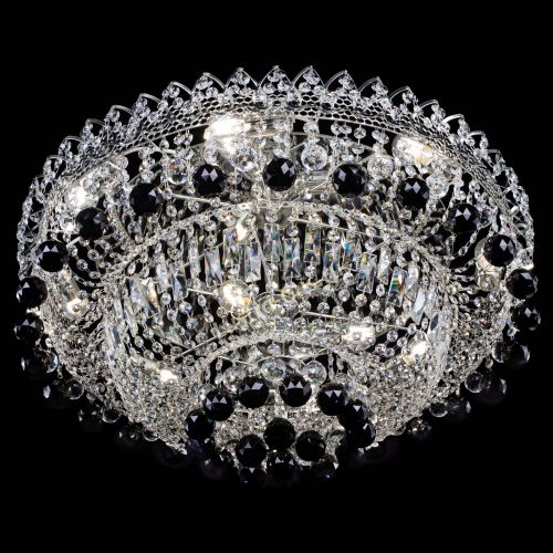 Люстра Хрустальный каскад №3 Шар черная в Саратове Гусь Хрустальный