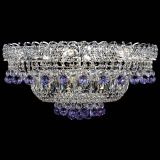 Люстра Хрустальный каскад №3 Шар фиолетовая в Саратове