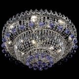 Люстра Хрустальный каскад №3 Шар фиолетовая в Саратове