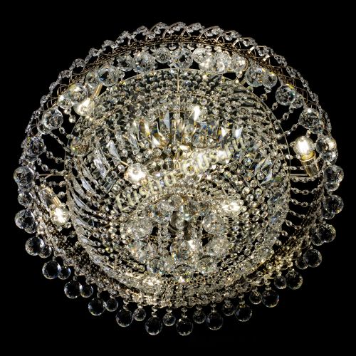 Люстра Хрустальный каскад №3 Шар 700 мм в Саратове Гусь Хрустальный