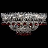 Люстра Хрустальный каскад №3 Шар красная в Саратове