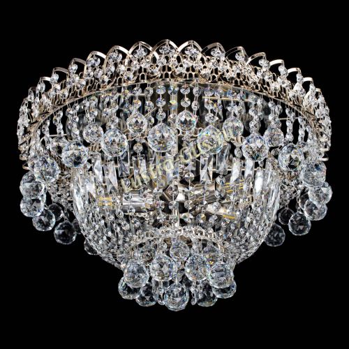 Люстра Хрустальный каскад №3 Шар в Саратове Гусь Хрустальный