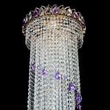 Люстра Хрустальный Каскад №5 фиолетовый в Саратове