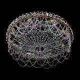 Люстра Каскад Ажур 700 мм розовый в Саратове