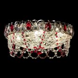 Люстра Хрустальный Каскад Ажур красный в Саратове