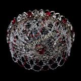 Люстра Хрустальный Каскад Ажур красный в Саратове