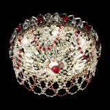 Люстра Хрустальный Каскад Ажур красный в Саратове
