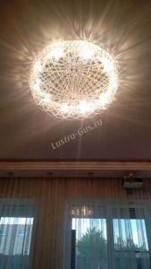 Люстра Хрустальный Каскад Ажур в Саратове отзыв и фото покупателя