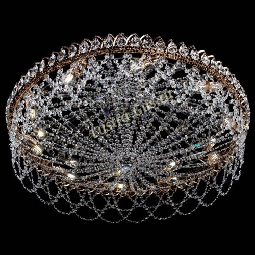 Люстра Хрустальный Каскад Ажур в Саратове Гусь Хрустальный