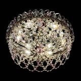 Люстра Хрустальный Каскад Ажур розовый в Саратове