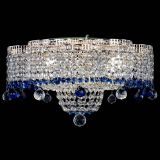 Люстра Камелия №4 синяя в Саратове