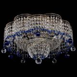 Люстра Камелия №4 синяя в Саратове