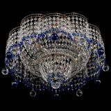 Люстра Камелия №4 синяя в Саратове