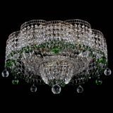 Люстра Камелия №4 зеленая в Саратове