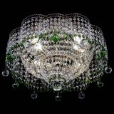 Люстра Камелия №4 зеленая в Саратове