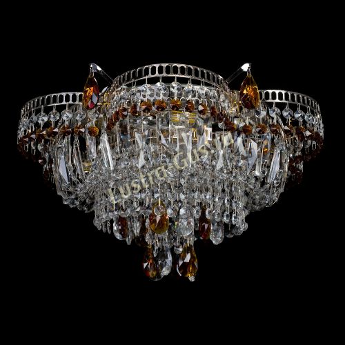 Люстра Камея №1 - 3 лампы чайная в Саратове Гусь Хрустальный