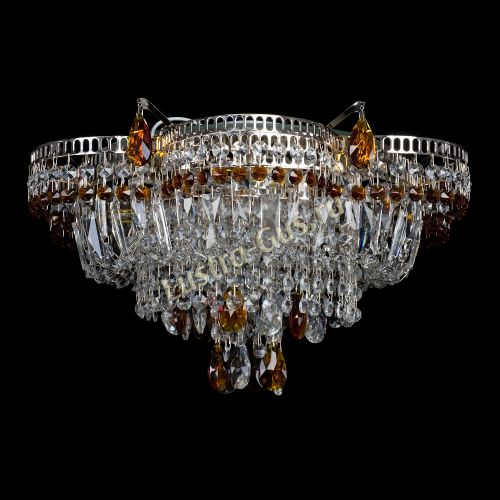 Люстра Камея №1 - 3 лампы чайная в Саратове Гусь Хрустальный