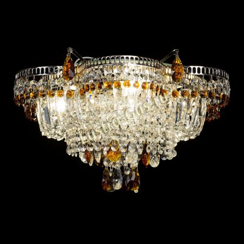 Люстра Камея №1 - 3 лампы чайная в Саратове Гусь Хрустальный