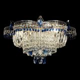 Люстра Камея №1 - 3 лампы синяя в Саратове