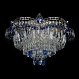 Люстра Камея №1 - 3 лампы синяя в Саратове