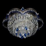 Люстра Камея №1 - 3 лампы синяя в Саратове