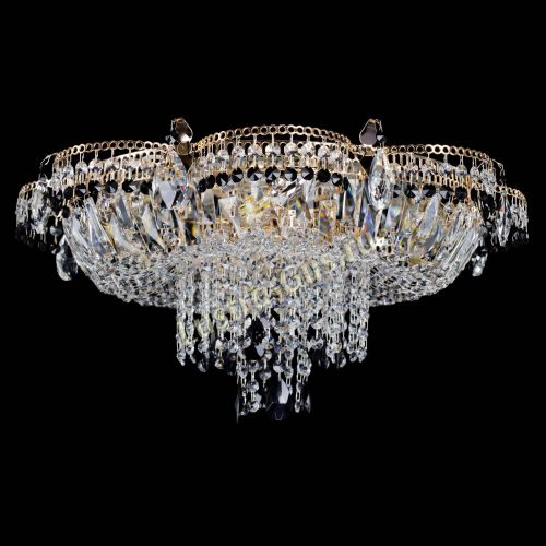 Люстра Камея №1 черная в Саратове Гусь Хрустальный