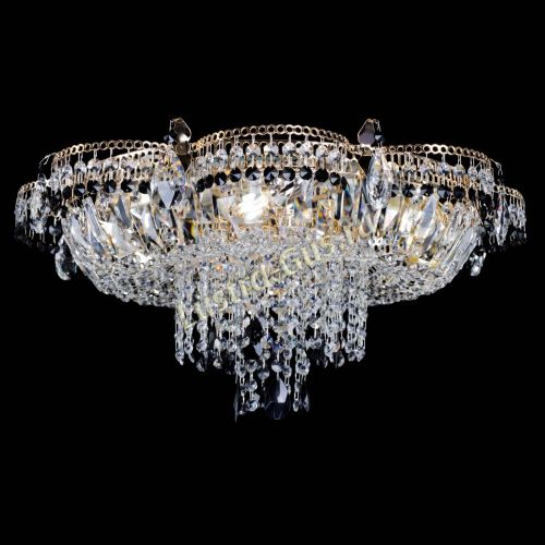 Люстра Камея №1 черная в Саратове Гусь Хрустальный