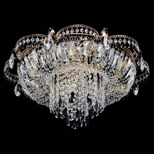 Люстра Камея №1 черная в Саратове Гусь Хрустальный