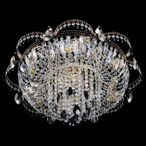 Люстра Камея №1 черная в Саратове Гусь Хрустальный