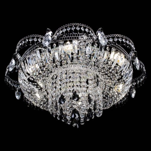 Люстра Камея №1 черная в Саратове Гусь Хрустальный