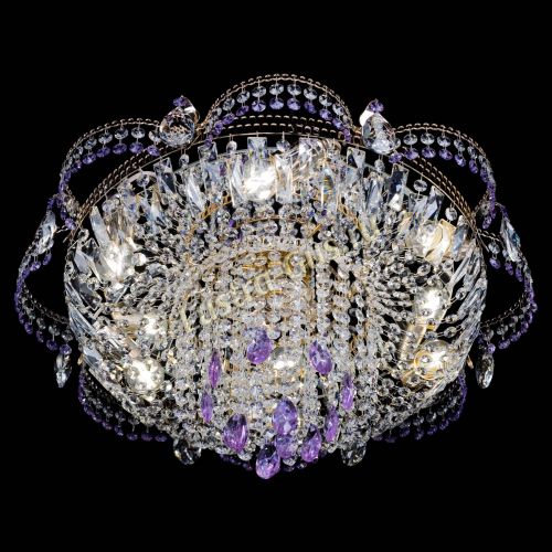 Люстра Камея №1 фиолетовая в Саратове Гусь Хрустальный
