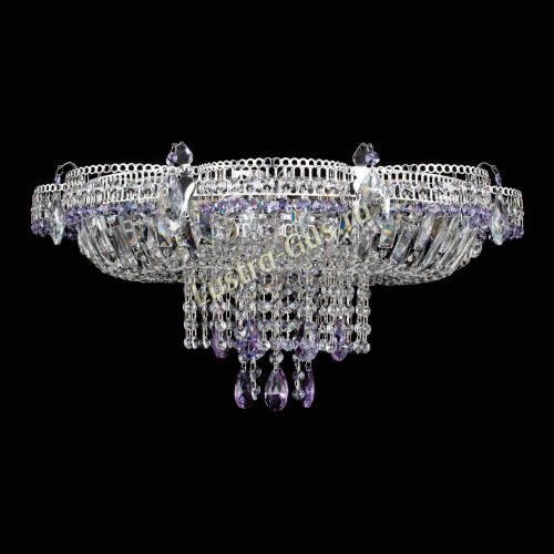 Люстра Камея №1 фиолетовая в Саратове Гусь Хрустальный