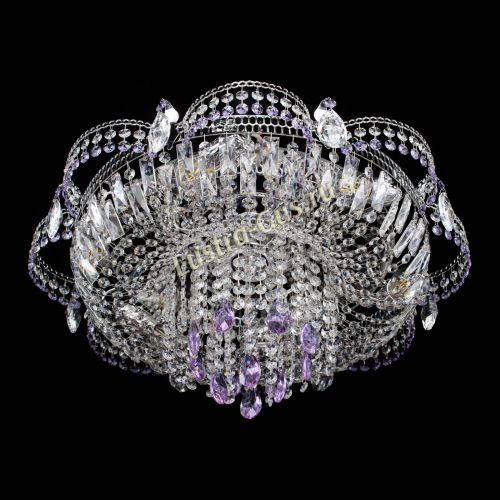 Люстра Камея №1 фиолетовая в Саратове Гусь Хрустальный