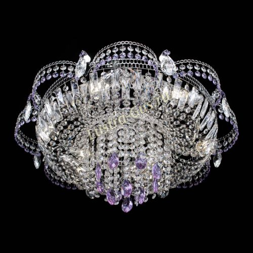 Люстра Камея №1 фиолетовая в Саратове Гусь Хрустальный