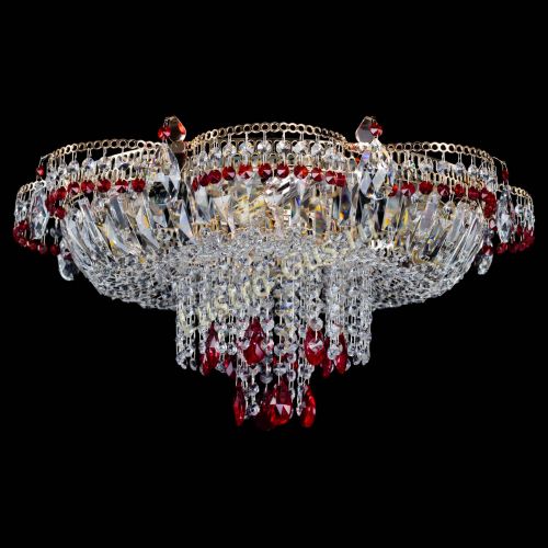 Люстра Камея №1 красная в Саратове Гусь Хрустальный
