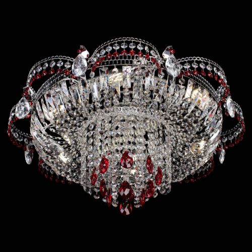 Люстра Камея №1 красная в Саратове Гусь Хрустальный