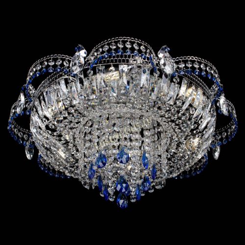 Люстра Камея №1 синяя в Саратове Гусь Хрустальный