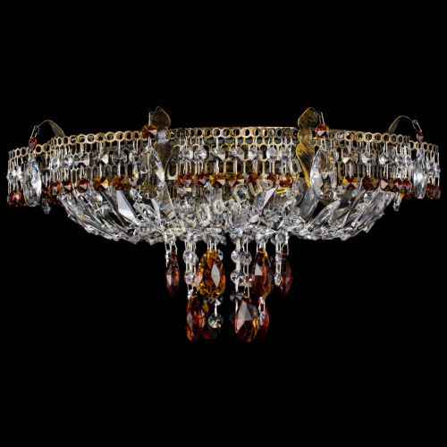 Люстра Камея №4 под бронзу чайная в Саратове Гусь Хрустальный