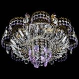 Люстра Камея №4 под бронзу фиолетовая в Саратове
