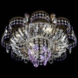 Люстра Камея №4 под бронзу фиолетовая в Саратове