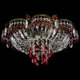 Люстра Камея №4 под бронзу красная в Саратове