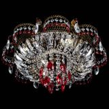 Люстра Камея №4 под бронзу красная в Саратове