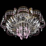 Люстра Камея №4 под бронзу розовая в Саратове